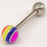 Ultra-violet Rainbow Ball Tongue Bar