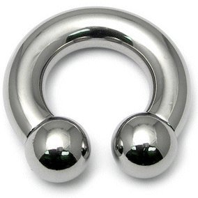 10mm Gauge Steel Circular Barbell - Internally Threaded