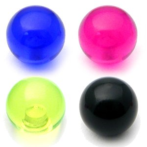 Colourful Acrylic Balls (4-Pack)