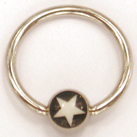 BCR with White Star on Black