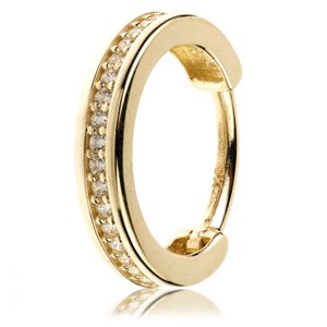 9ct Yellow Gold Channel Jewel Hinged Ring