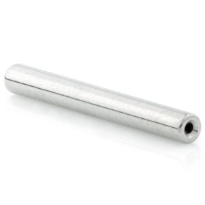 1.6mm Gauge Threadless Titanium Barbell - Stem Only
