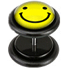Acrylic Fake Plug - Smiley Face