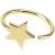 14 Carat Yellow Gold Star Ring - view 1