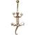 9ct Gold Gecko Belly Bar - view 1