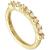 9ct Yellow Gold Jewelled Hinged Ring - view 1