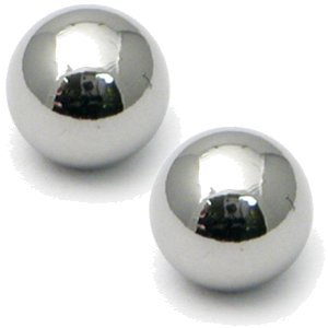 1.2mm Plain Steel Screw-on Balls (2-pack)