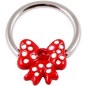 BCR with Red Spotty Bow