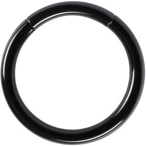 2mm Gauge PVD Black Smooth Segment Ring