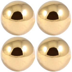 1.6mm Gauge PVD Gold on Steel Balls (4-pack)