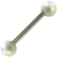 Double Pearl Barbell