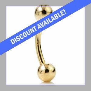 1.2mm Gauge 9 Carat Gold Banana