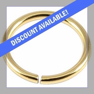 14 Carat Yellow Gold Continuous Ring