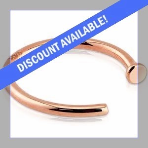 14 Carat Rose Gold Open Ring