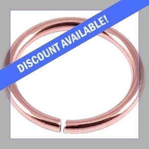 14 Carat Rose Gold Continuous Ring