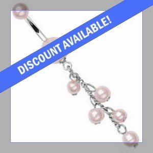 Cascading Pearls Belly Bar