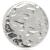 1.2mm Gauge Rippled Titanium Disc Attachment - Internally-Threaded - view 1