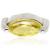 1.2mm Gauge 14ct White Gold Citrine Marquise Jewel Attachment - Internally-Threaded - view 1