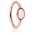 9ct Rose Gold Hinged Oval Opal Ring - view 1