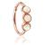 14ct Rose Gold Hinged Triple Opal Ring - view 1