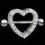 Jewelled Heart Nipple Rounder - view 1