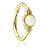 9ct Yellow Gold Hinged Fancy Opal Ring - view 1