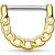 14ct Gold-Plated Chain Link Nipple Clicker - view 1