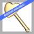 14ct Gold Heart Nose Bone - view 1