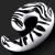 Acrylic Zebra Spiral - Style 1 - view 1