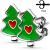 Steel Christmas Earrings - Christmas Tree - view 1