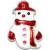 Christmas Belly Bar - Snowman with Scarf & Hat - view 2