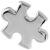 Steel Jigsaw Piece Dermal Anchor Attachment - view 1