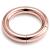 5mm Gauge Hinged PVD Rose Gold on Steel Segment Ring - view 1