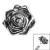 1.2mm Gauge Steel Rose Attachment - Internally-Threaded - view 1