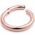 5mm Gauge Hinged PVD Rose Gold on Steel Segment Ring - view 2